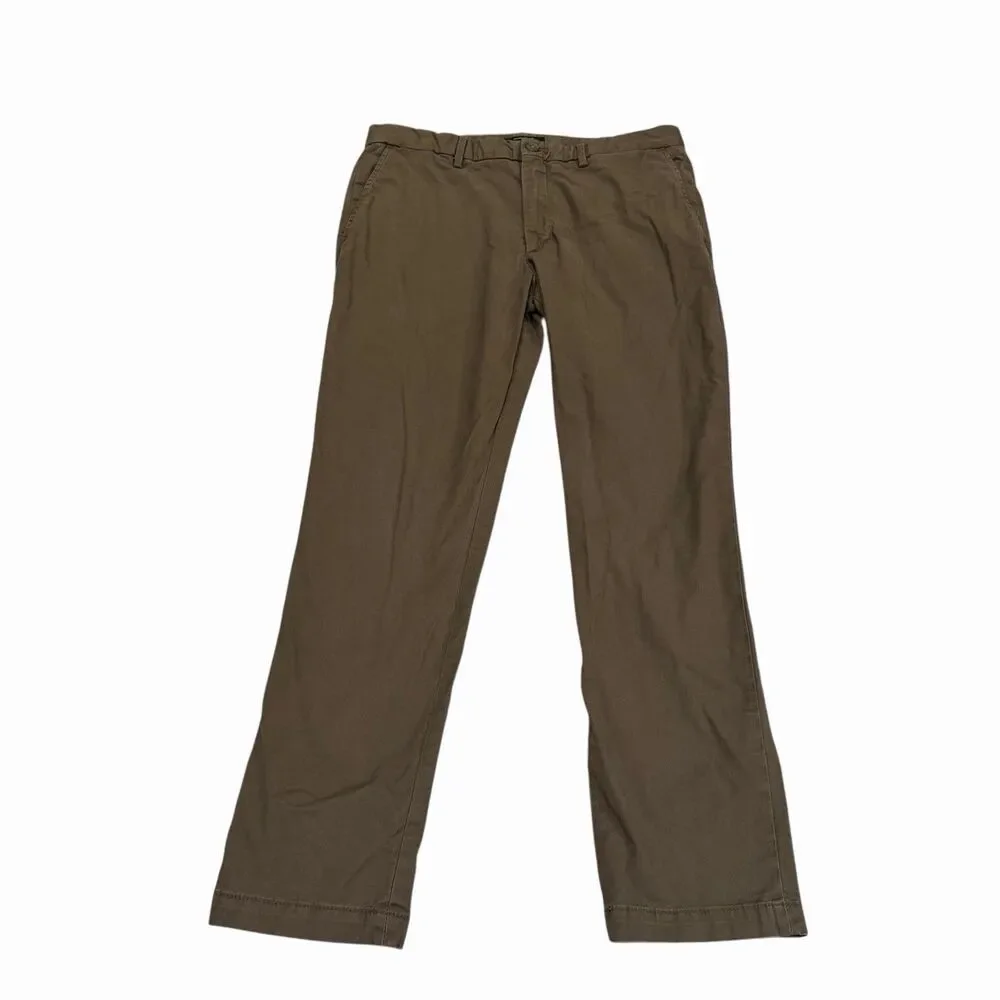 Banana Republic Pants Lived In Slim Mens Chinos 33x30 Casual Trousers Brown‎